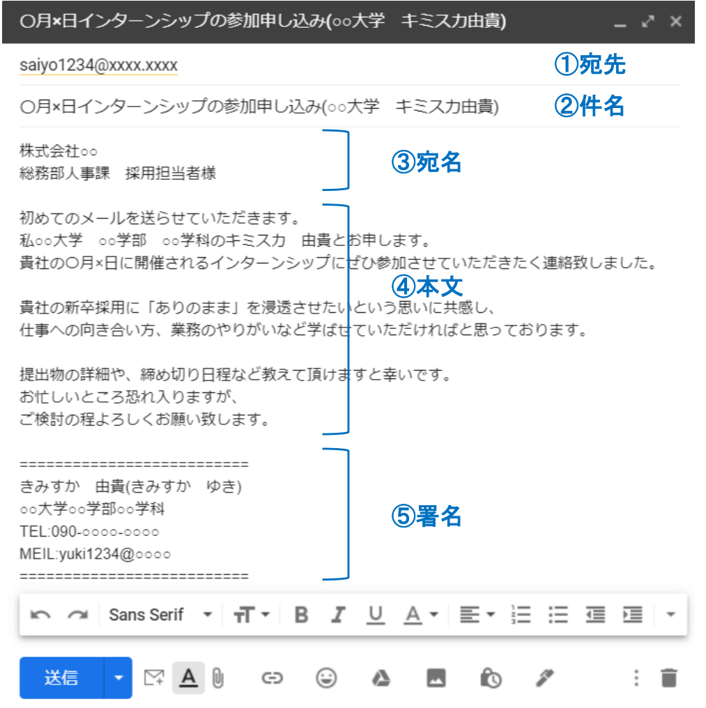 インターンで役立つメールマナーと作成方法を徹底解説 場面別例文あり キミスカ就活研究室