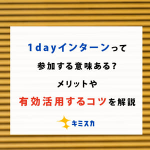 1dayインターンって参加する意味ある？メリットや有効活用するコツを解説
